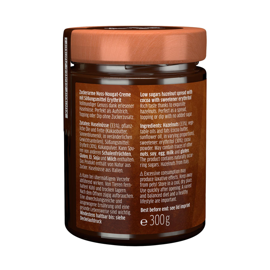 Xucker Nuss-Nugat-Creme mit Erythrit 300 g