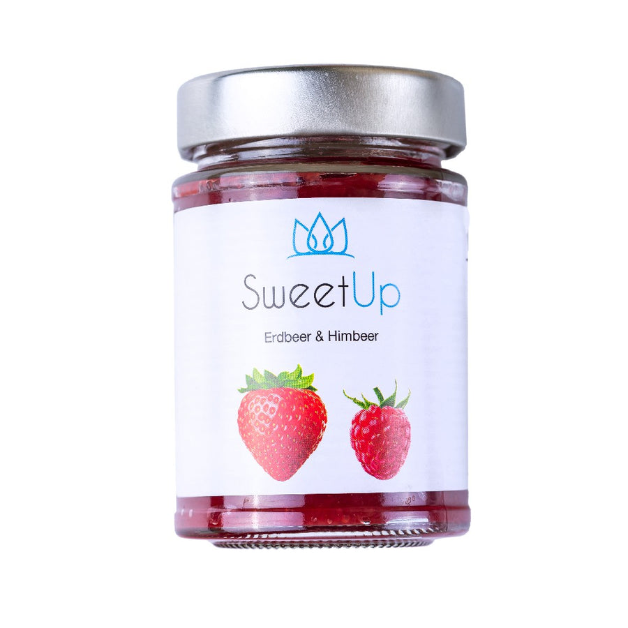 SweetUp Erdbeer Himbeer 180g (2,22€/100g) für die Keto Diät und ketogene Ernährung
