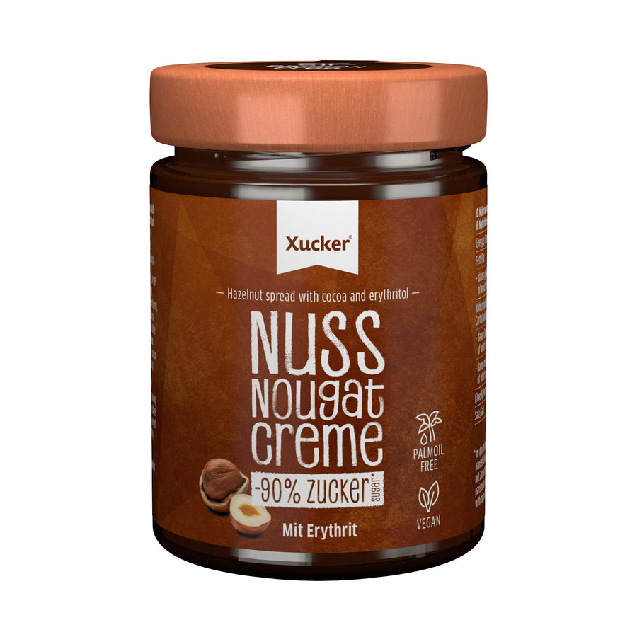 Xucker Nuss-Nugat-Creme mit Erythrit 300 g