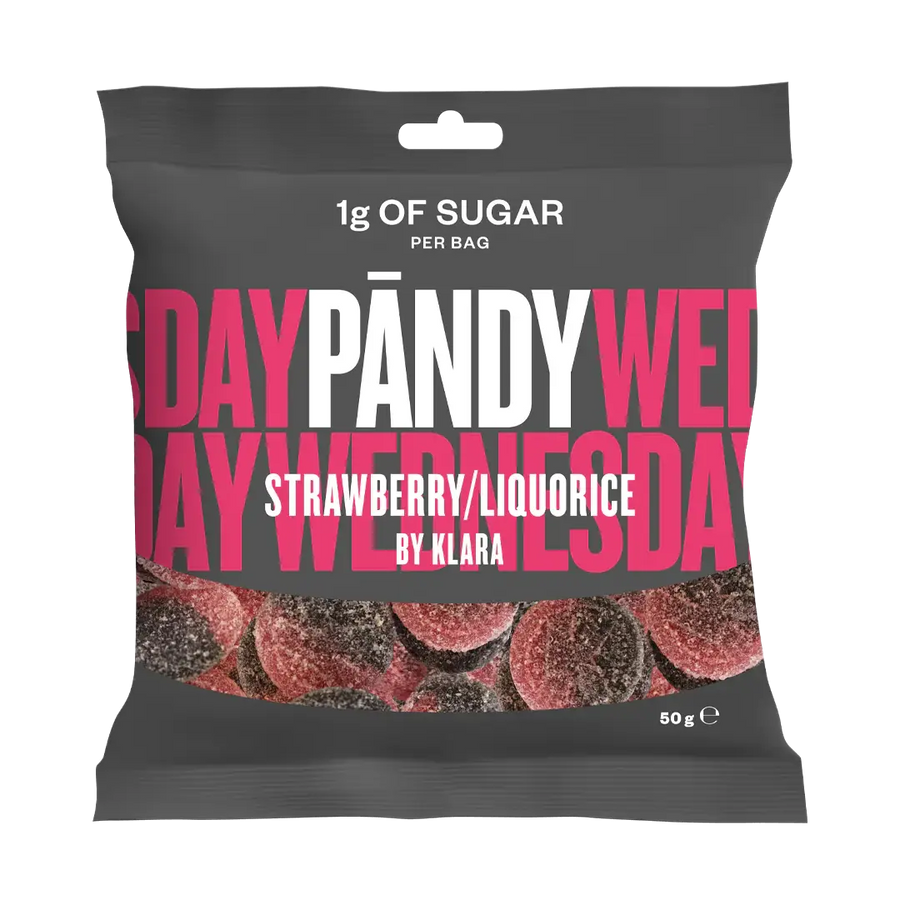Pändy Strawberry/Liquorice by Klara 50 g
