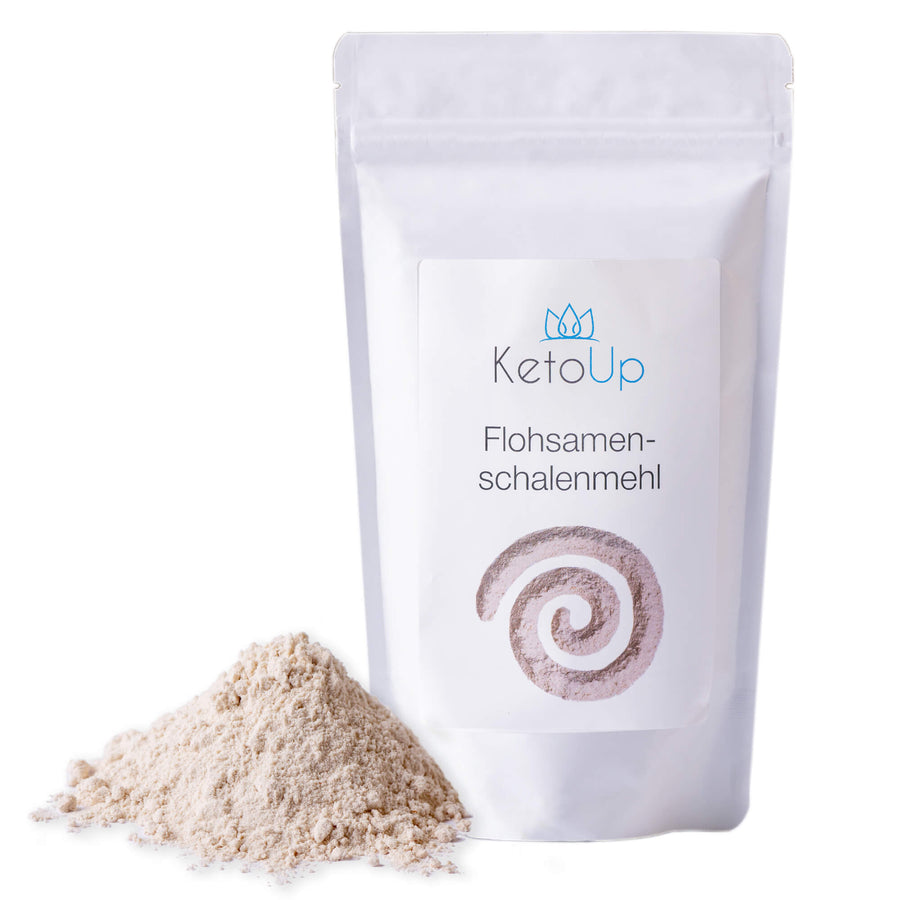 KetoUp Flohsamenschalen-Mehl 300g (3,26€/100g) für die Keto Diät und ketogene Ernährung