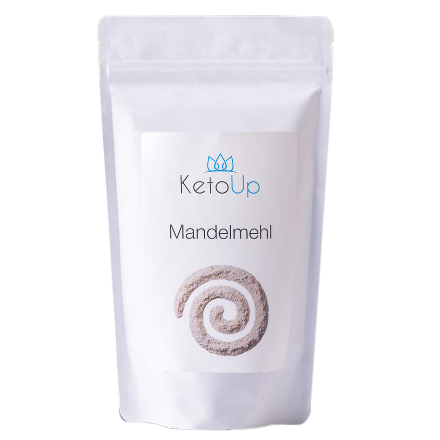 KetoUp Mandelmehl weiß, teilentölt 250g (4,40€/100g) für die Keto Diät und ketogene Ernährung