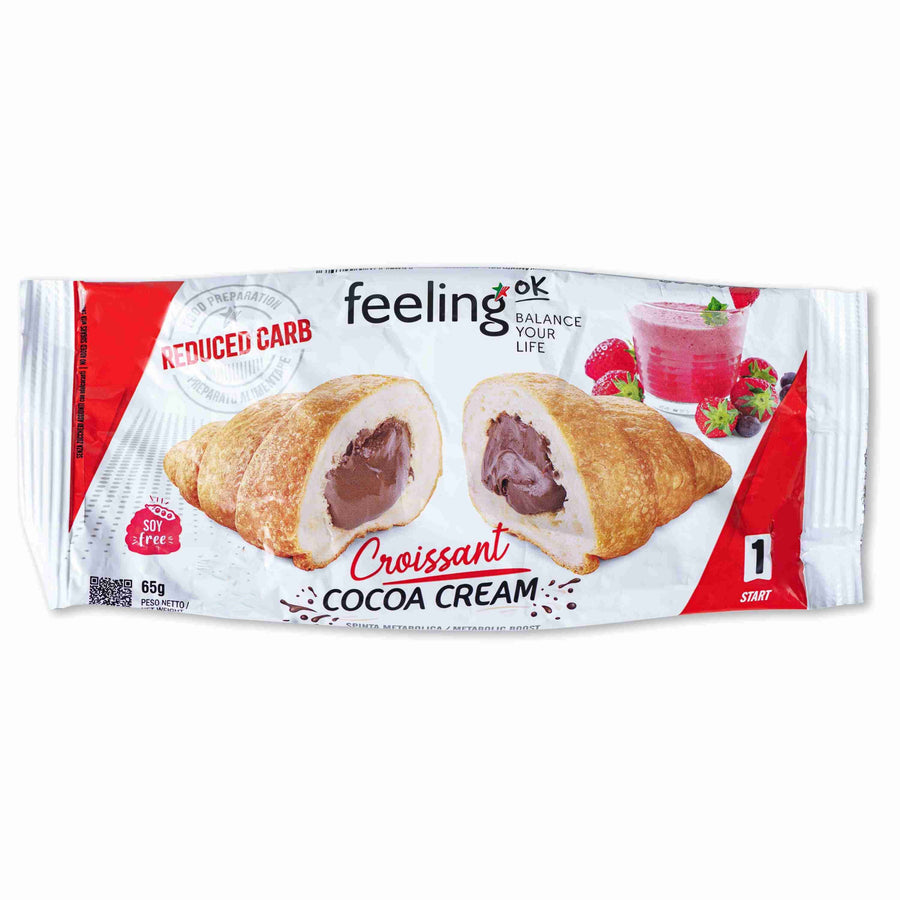 FeelingOK Protein Croissant mit Kakaofüllung Start 65 g