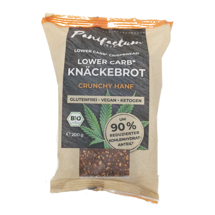 Panifactum Bio Knäckebrot Crunchy Hanf 200 g