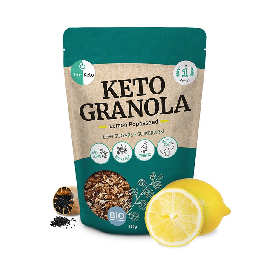 Go-Keto BIO Granola Lemon Poppyseed 290 g