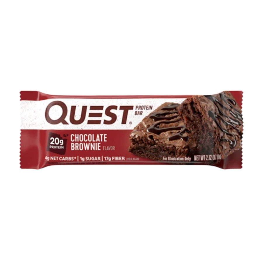 Quest Bar Proteinriegel Chocolate Brownie 60g (6,65€/100g) für die Keto Diät und ketogene Ernährung