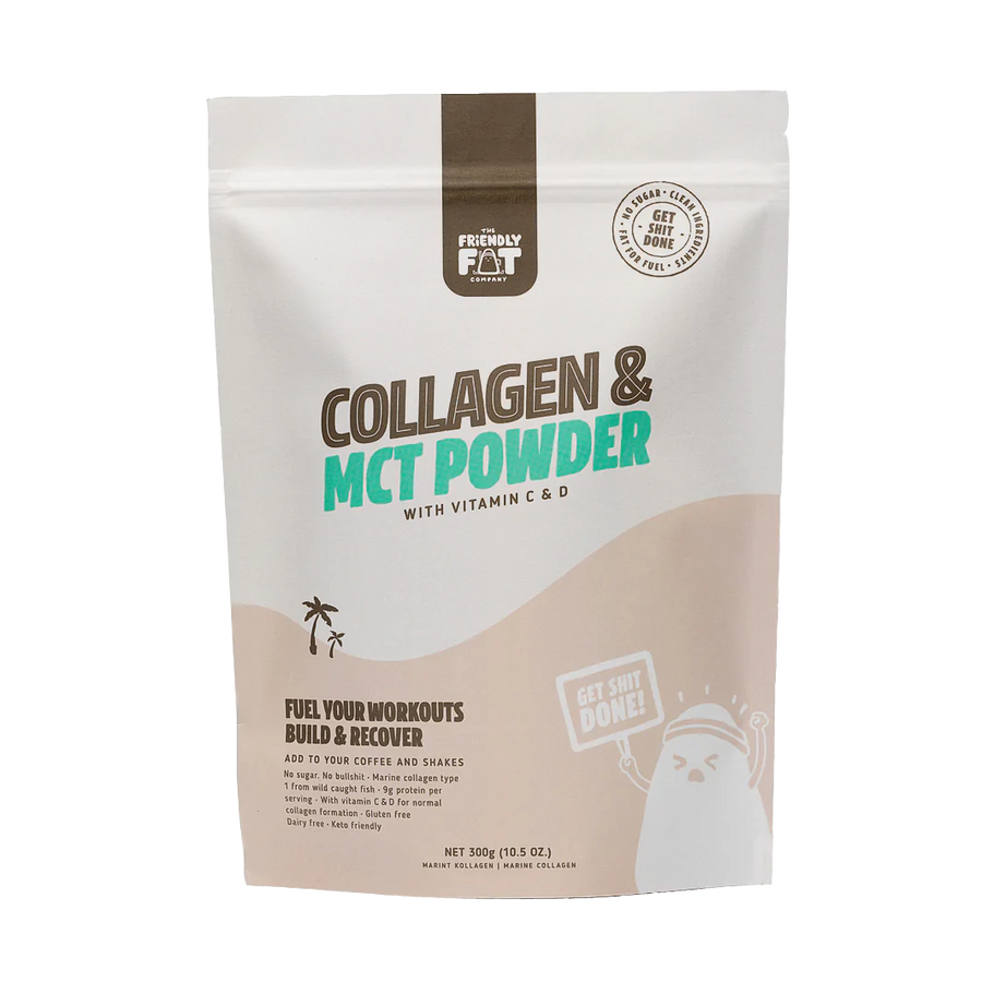 The Friendly Fat Company Collagen & MCT Powder 300 g