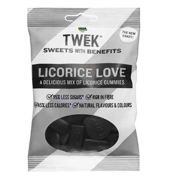 Tweek Sweets Licorice Love 80 g (4,36/100g) für die Keto Diät und ketogene Ernährung