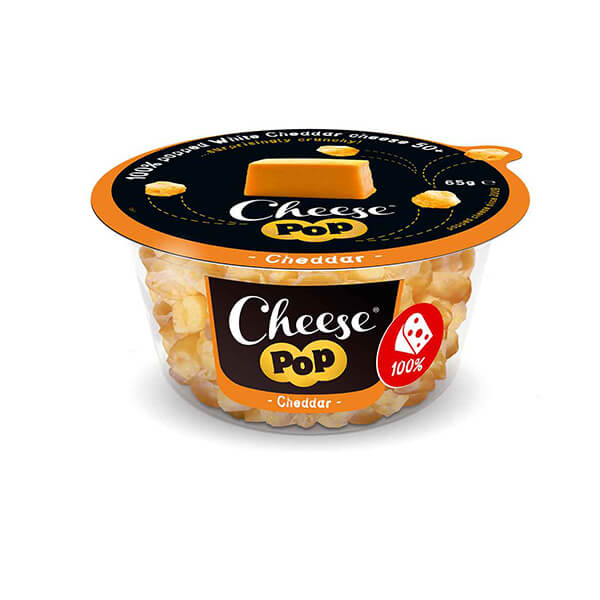 Cheesepop Cheddar 65g (5,52€/100g) für die Keto Diät und ketogene Ernährung
