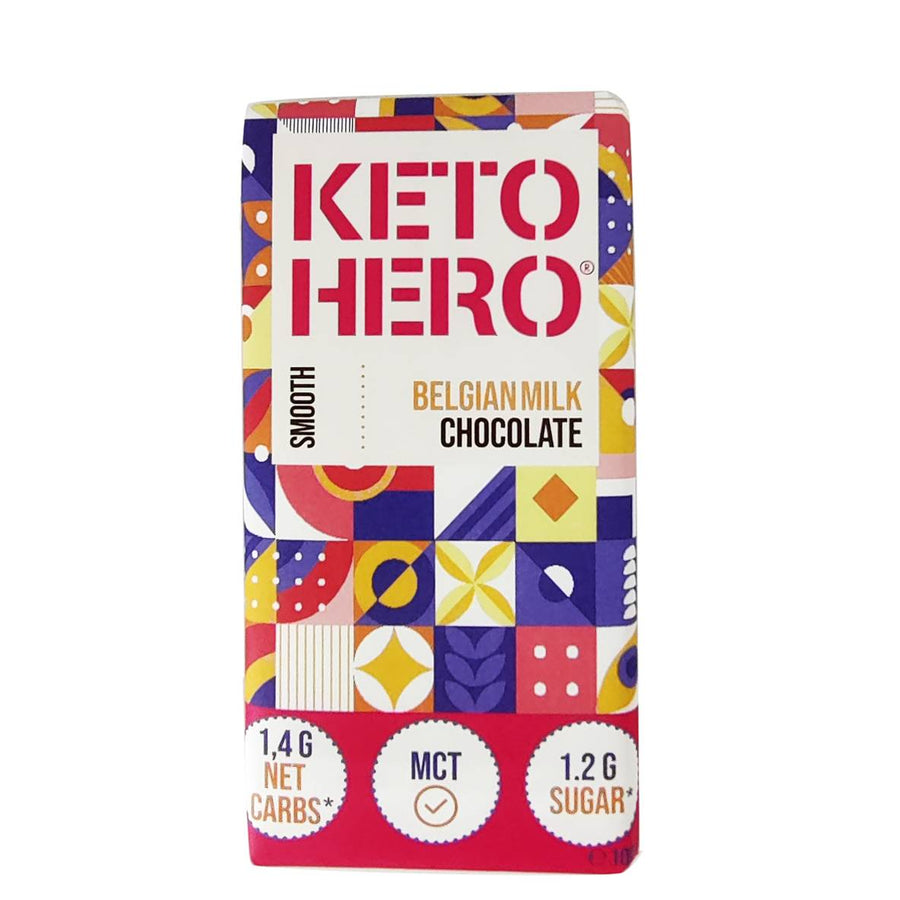 Keto Hero 202 Belgian Milk Chocolate 100 g