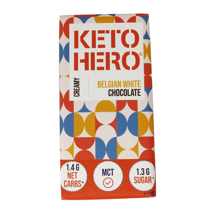 Keto Hero 203 Belgian White Chocolate 100 g