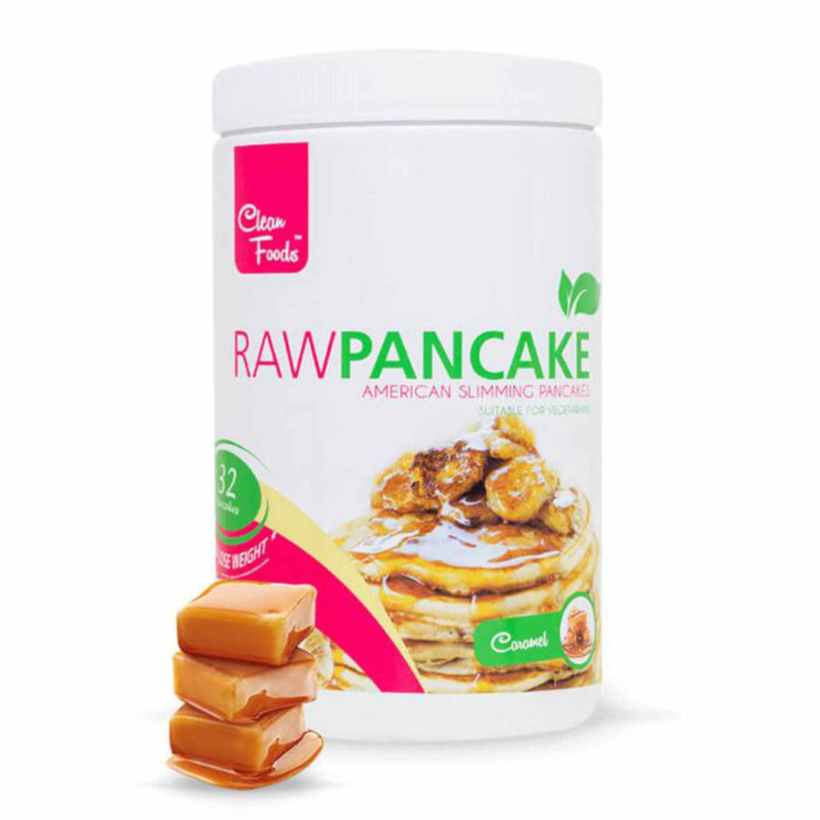 Clean Foods Raw Pancake Karamell 425g (6,12€/100g) für die Keto Diät und ketogene Ernährung